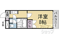 カーサベルディ 1Kの間取図画像