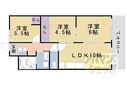 ロイヤルハイツ 3LDKの間取図画像