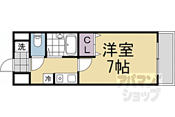 レジデンス99 1Kの間取図画像