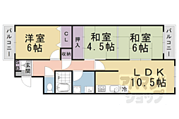 ヴェルデ三番館 3LDKの間取図画像
