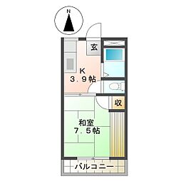 ハイツ南風K 3階/302