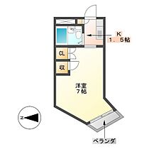 コーポ伊吹 B15 ｜ 三重県津市江戸橋2丁目（賃貸アパート1K・1階・17.57㎡） その2