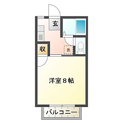 デンエンハイツ 1階/101