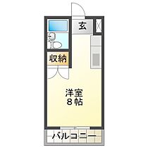 第一マンション一八 206 ｜ 三重県津市戸木町（賃貸マンション1R・2階・22.68㎡） その2