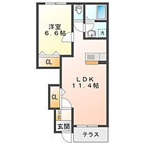 ｆｏｒｅｓｔ 105 ｜ 三重県津市庄田町（賃貸アパート1LDK・1階・44.52㎡） その2