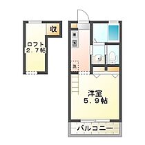 スマイルコーポI 202 ｜ 三重県津市栗真中山町（賃貸アパート1K・2階・19.60㎡） その2