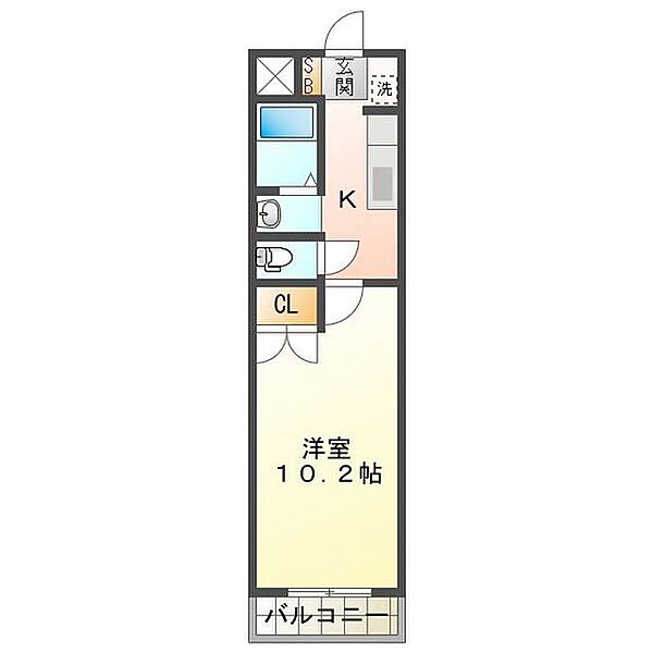 ファミーユ上浜 202｜三重県津市上浜町4丁目(賃貸アパート1K・2階・30.00㎡)の写真 その2