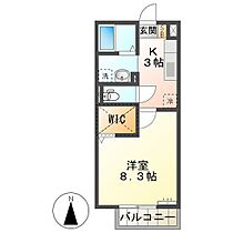 サンモール小森 202 ｜ 三重県津市高茶屋1丁目（賃貸アパート1K・2階・30.03㎡） その2