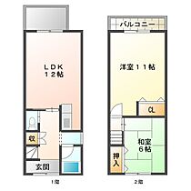 宅間アパート 3 ｜ 三重県津市一志町高野（賃貸一戸建2LDK・--・45.00㎡） その2