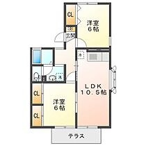 セジュールＩＢＡ 101 ｜ 三重県津市久居射場町（賃貸アパート2LDK・1階・54.51㎡） その2