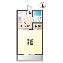 コート江戸橋 205 ｜ 三重県津市上浜町3丁目（賃貸マンション1K・3階・23.00㎡） その2