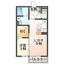 楽園　A 101 ｜ 三重県津市江戸橋1丁目（賃貸アパート1LDK・1階・33.39㎡） その2