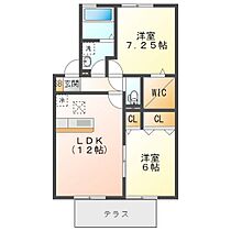 プロシード上浜　Ｂ 103 ｜ 三重県津市上浜町6丁目（賃貸アパート2LDK・1階・59.58㎡） その2