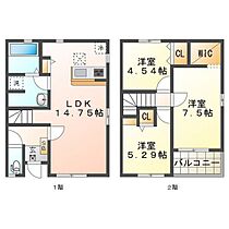 リーブルファイン川方町　I 102 ｜ 三重県津市川方町（賃貸テラスハウス3LDK・2階・75.44㎡） その2