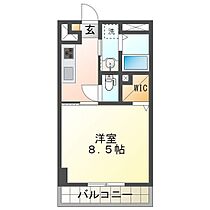 SKY&EARTH 403 ｜ 三重県津市西古河町（賃貸マンション1K・4階・28.00㎡） その2