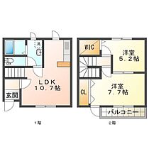 メゾン　ソレイユ D-G-2 ｜ 三重県津市河芸町中瀬（賃貸テラスハウス2LDK・2階・59.00㎡） その2