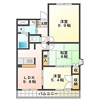 リバティコート 101 ｜ 三重県津市阿漕町（賃貸マンション3LDK・1階・65.16㎡） その2