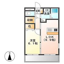 リオンドール桜橋 305 ｜ 三重県津市桜橋3丁目（賃貸マンション1LDK・3階・40.50㎡） その2