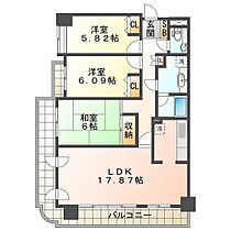 サンマンションアトレ青山 303 ｜ 三重県津市上浜町6丁目（賃貸マンション3LDK・3階・80.66㎡） その2