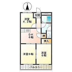 物件の間取り