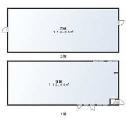 NOVA ERA貸店舗 2階/1F-2F