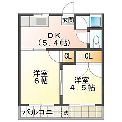 物件の間取り