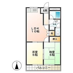 クィーンズコート A棟 2階