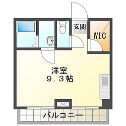 リヨン江戸橋 ワンルームの間取図画像