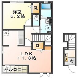 サニーパティオ 2階/201