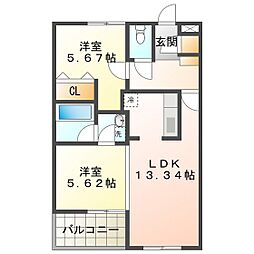 ＧＡＲＤＥＮ　ＨＯＵＳＥ　大谷町II 3階