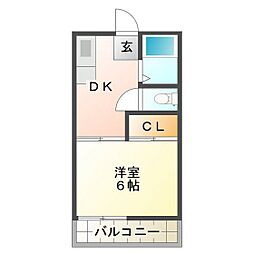 リソーハイツ 2階/206