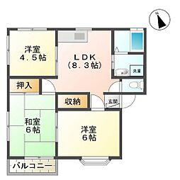 エバーグリーン久居 D棟 2階/217