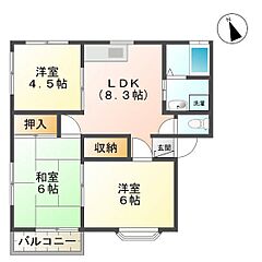 物件の間取り