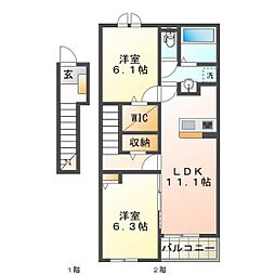 ボヌールI 2階/201