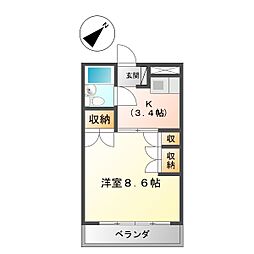 ガーデンビュー 2階/201