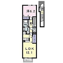 コートハウス富洲原 2階/201
