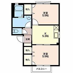 物件の間取り