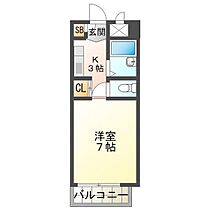 サザレビル 201 ｜ 三重県四日市市西浦1丁目（賃貸マンション1R・2階・20.45㎡） その2