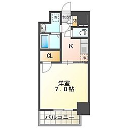 Ｓ‐ＲＥＳＩＤＥＮＣＥ四日市安島ａｌｏｇｇｉｏ 3階1Kの間取り