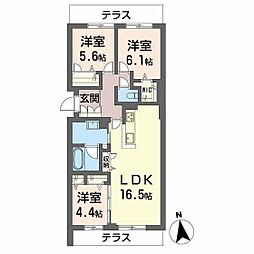 シャーメゾンソレイユ 1階