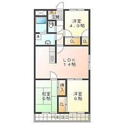 プロミネント四日市 2階