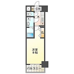 Ｓ-ＲＥＳＩＤＥＮＣＥ四日市市堀木ａｍａｎｔｅ（アマンテ） 9階1Kの間取り