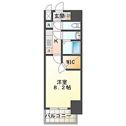 Ｓ-ＲＥＳＩＤＥＮＣＥ四日市市堀木ａｍａｎｔｅ（アマンテ） 11階1Kの間取り
