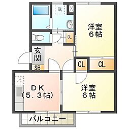 コーポラスアメニティI 2階
