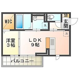 間取図画像 1LDK