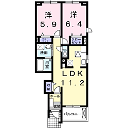 エレガント　Ｍ・II 1階/103
