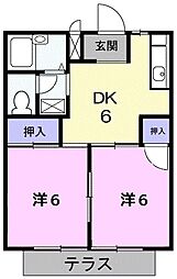 シティハイツＭ 1階/106