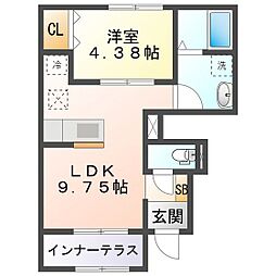 リーブルファイン大治田III 2号棟 1階
