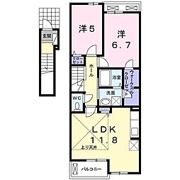 ラウレア B 2階/203