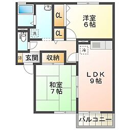 セジュール大羽根 A 1階